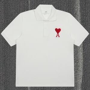 Ami Paris Cream Short Sleeve